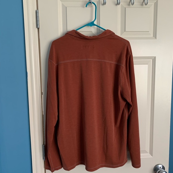 Tommy Bahama XL vintage look 1/4 button shirt. - Picture 3 of 3